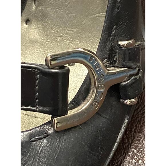 Y2K BCBGirls Black Kitten Heel Pumps with Buckle Detail - Picture 3 of 13